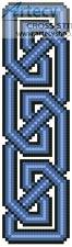 cross stitch pattern Celtic Bookmark 9