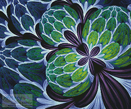 cross stitch pattern Fabulous Fractal