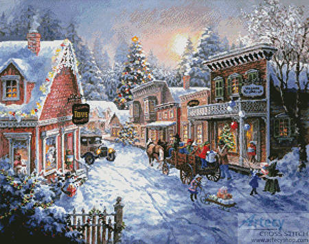 cross stitch pattern Good Old Days