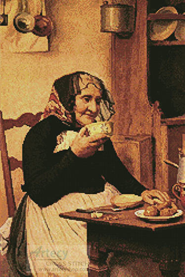 cross stitch pattern Grandmother