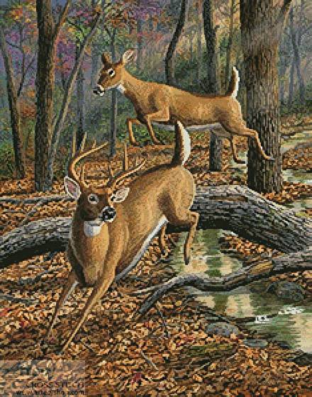 cross stitch pattern Getaway