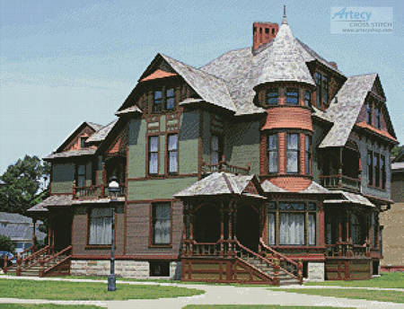 cross stitch pattern Hume House