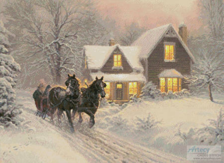 cross stitch pattern I'll be Home