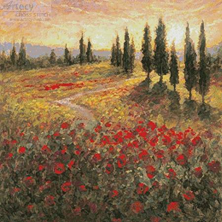 cross stitch pattern Into the Light