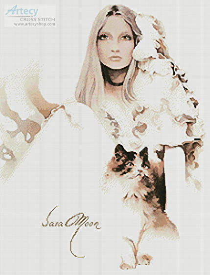 cross stitch pattern Michelle