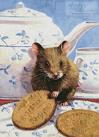 cross stitch pattern Mouse