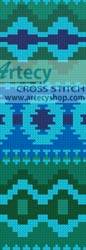 cross stitch pattern Native Design Bookmark 2