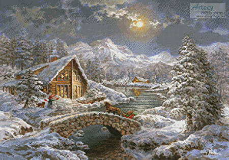 cross stitch pattern Natures Magical Season