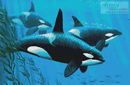 cross stitch pattern Northern Patrol