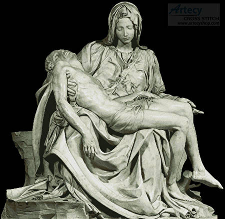 cross stitch pattern Pieta Large