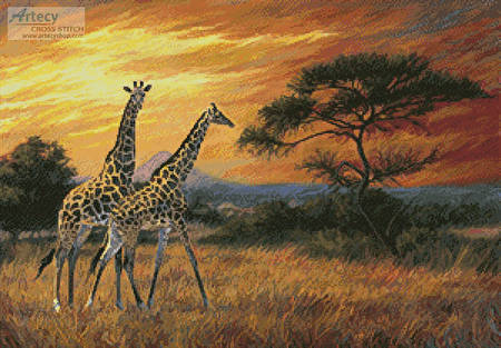 cross stitch pattern Passing Through