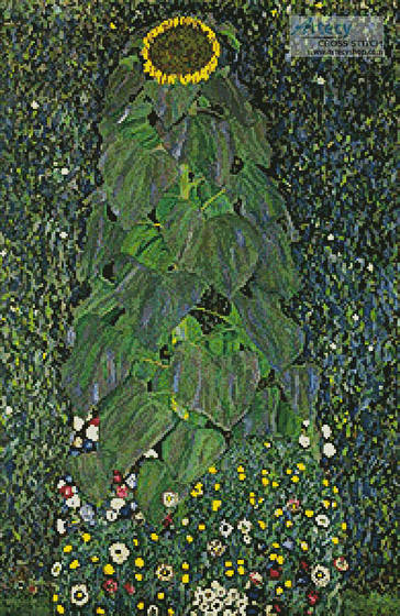 cross stitch pattern The Sunflower