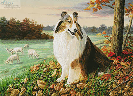 cross stitch pattern The Sentinel