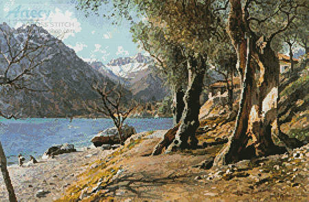 cross stitch pattern Torbole