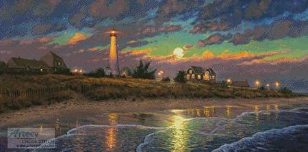 cross stitch pattern Twilight Moon