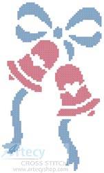 cross stitch pattern Wedding Bells