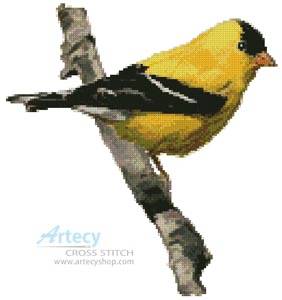 cross stitch pattern American Gold Finch