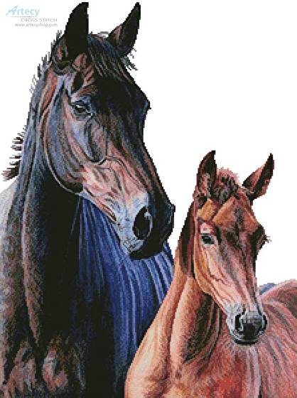 cross stitch pattern A Mother's Love