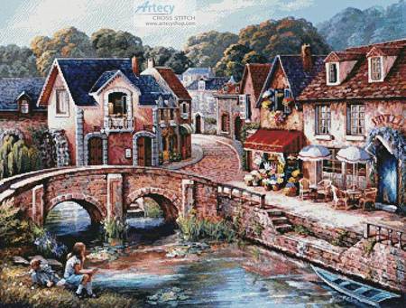 cross stitch pattern A Quiet Afternoon