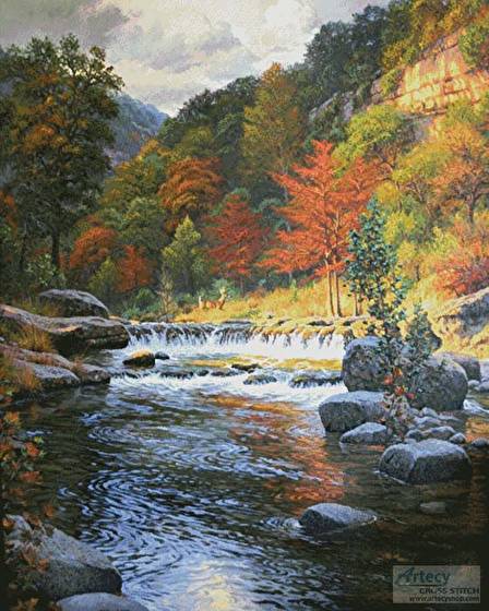 cross stitch pattern Autumn Serenity (Large)