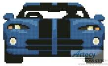 cross stitch pattern Blue Viper