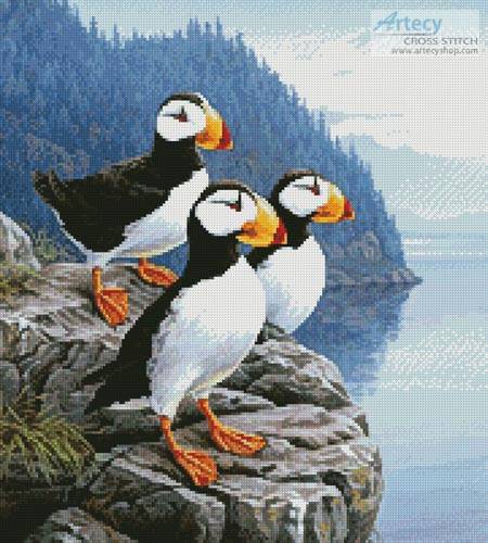 cross stitch pattern Cliff Dwellers (Crop)