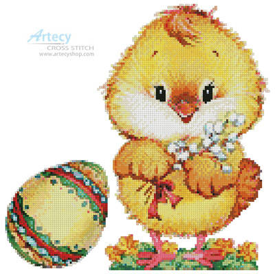 cross stitch pattern Chick and Egg