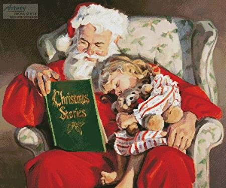 cross stitch pattern Christmas Stories