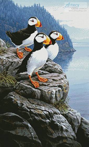 cross stitch pattern Cliff Dwellers