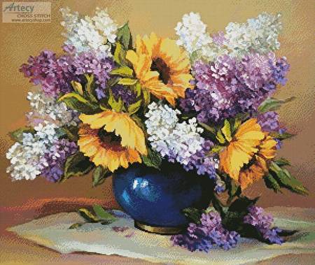 cross stitch pattern Colourful Agreement