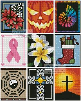 cross stitch pattern Cross Stitch Card Collection 2