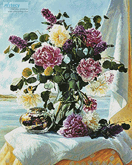 cross stitch pattern Floral Arrangement