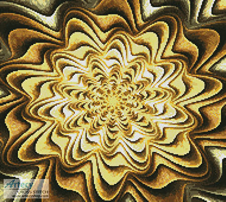 cross stitch pattern Fractal Abstract Crop