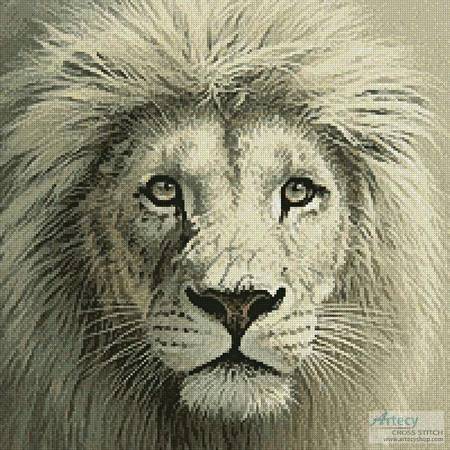 cross stitch pattern Ghost of the Timbavati (Crop)