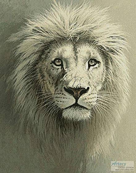 cross stitch pattern Ghost of the Timbavati