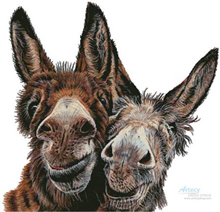 cross stitch pattern Hee Haw