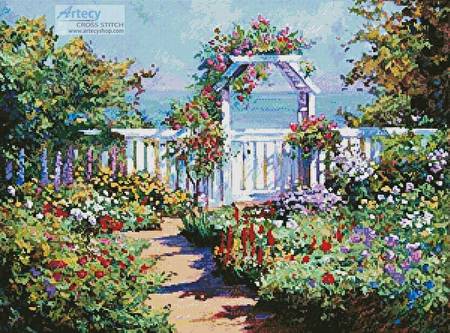 cross stitch pattern Hampton's Summer