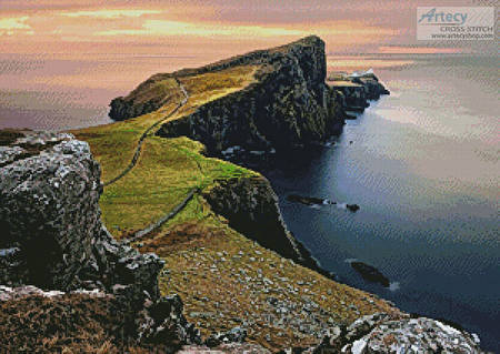 cross stitch pattern Isle of Skye