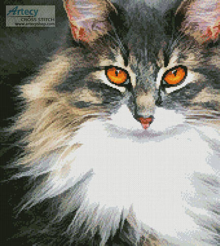 cross stitch pattern Kitty