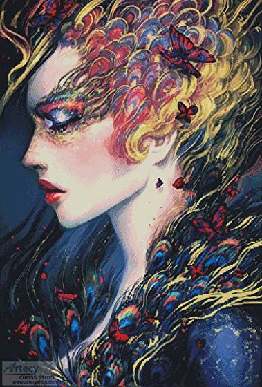 cross stitch pattern Kingdom Carousel Queen