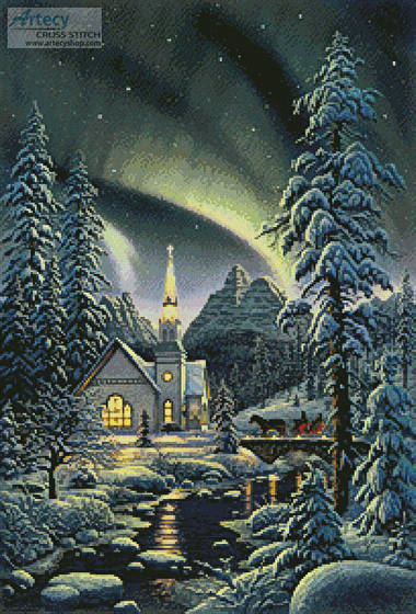 cross stitch pattern Light of the World