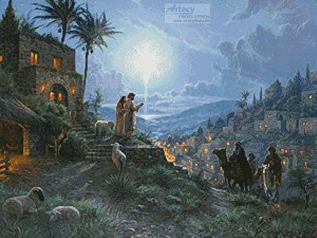 cross stitch pattern The Light of the World Painting