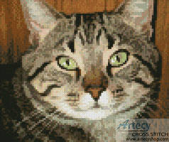 cross stitch pattern Mini Purr