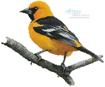 cross stitch pattern Oriole