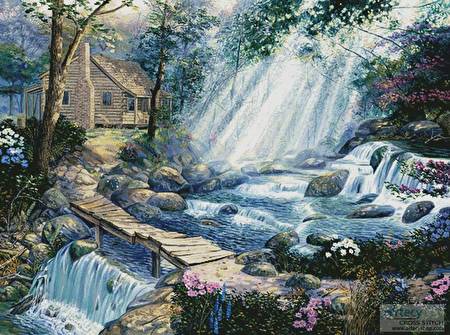 cross stitch pattern A Path well Chosen (Large)
