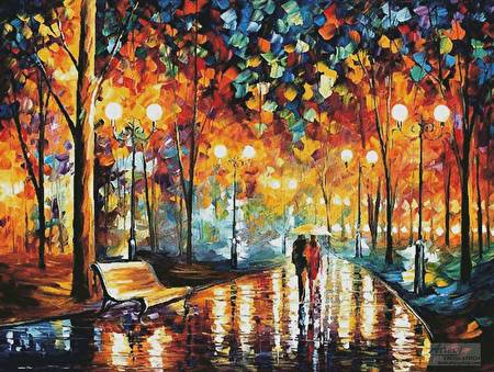 cross stitch pattern Rain's Rustle (Large)