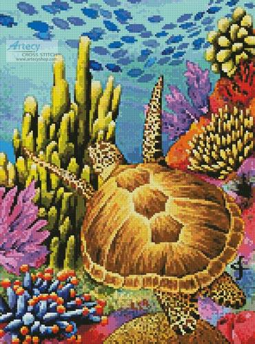 cross stitch pattern Rush Hour (Crop)