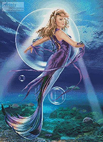 cross stitch pattern Sea Dancer