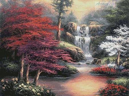 cross stitch pattern Sanctuary