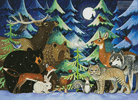 cross stitch pattern Spirit of Peace